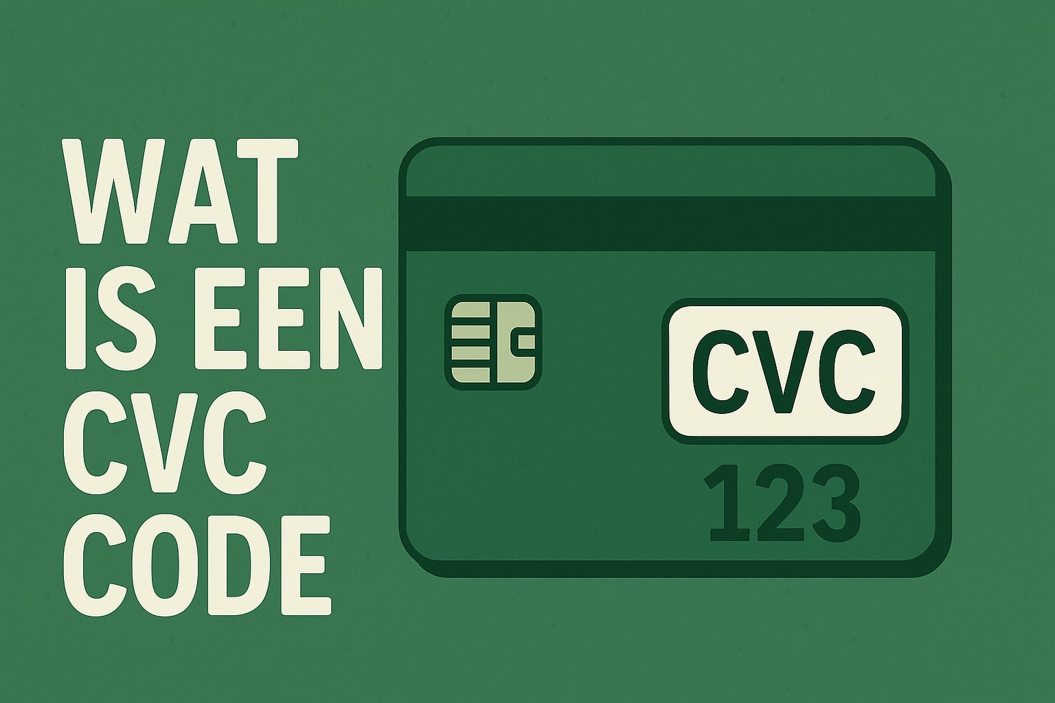 wat is een cvc code