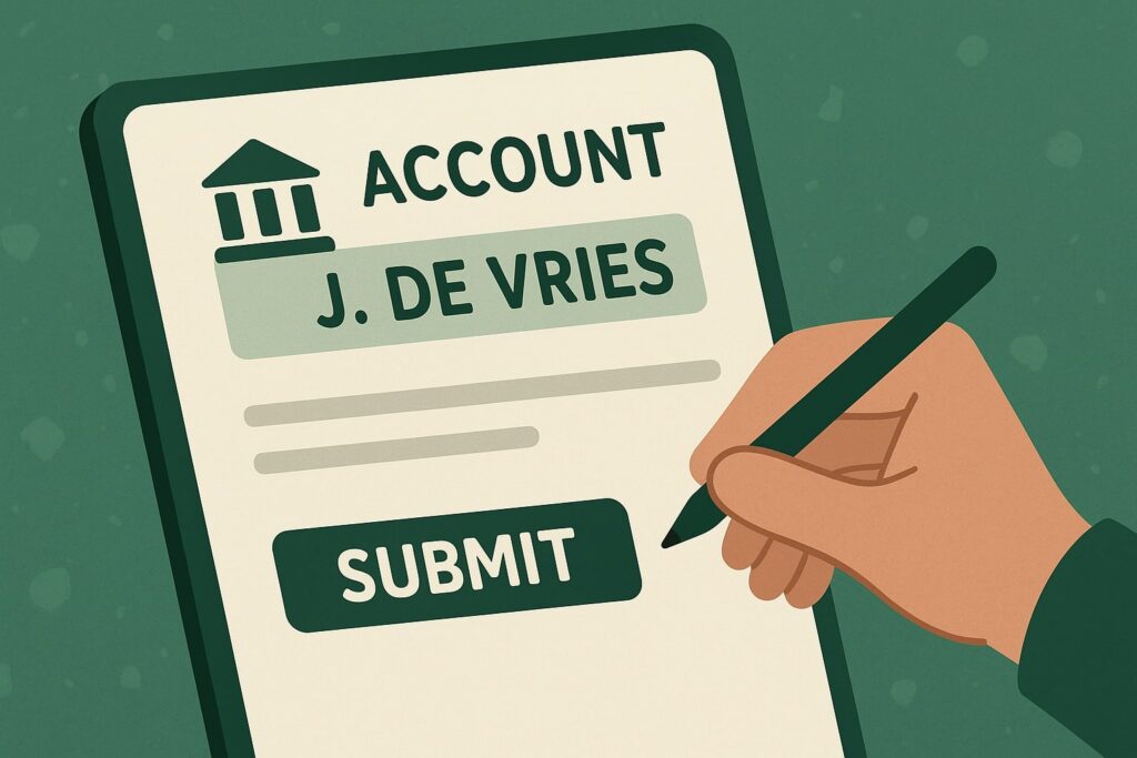 Ten naamstelling rekening