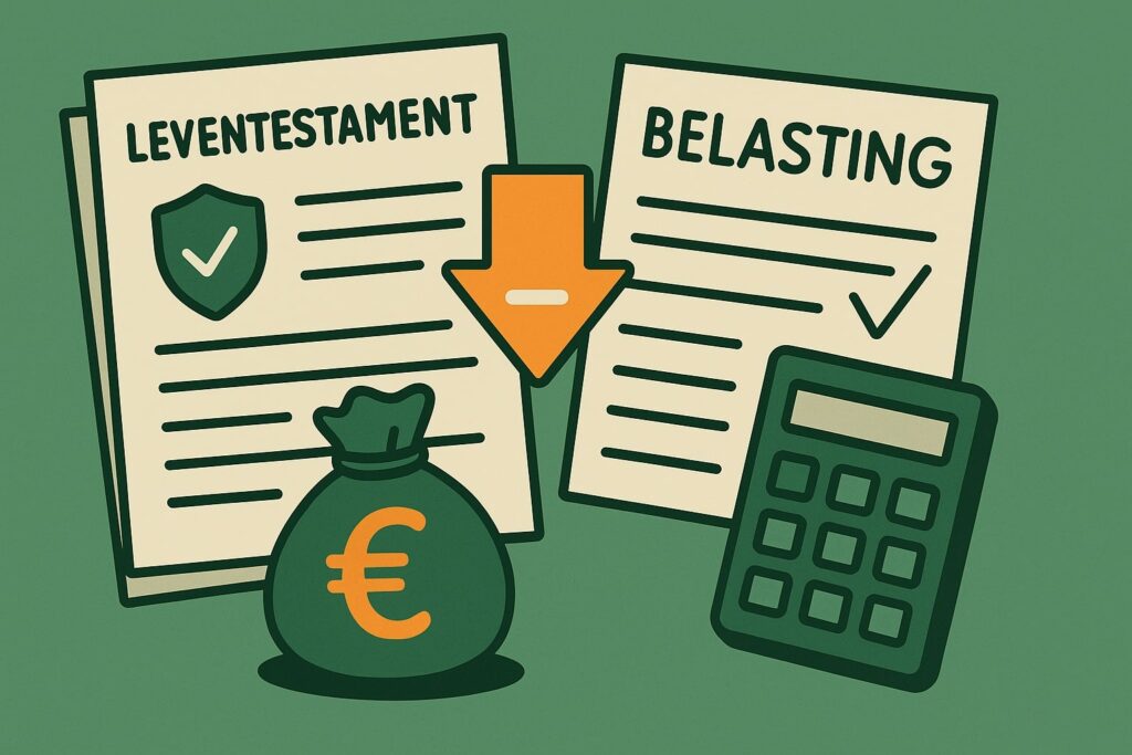 kosten levenstestament aftrekbaar belasting