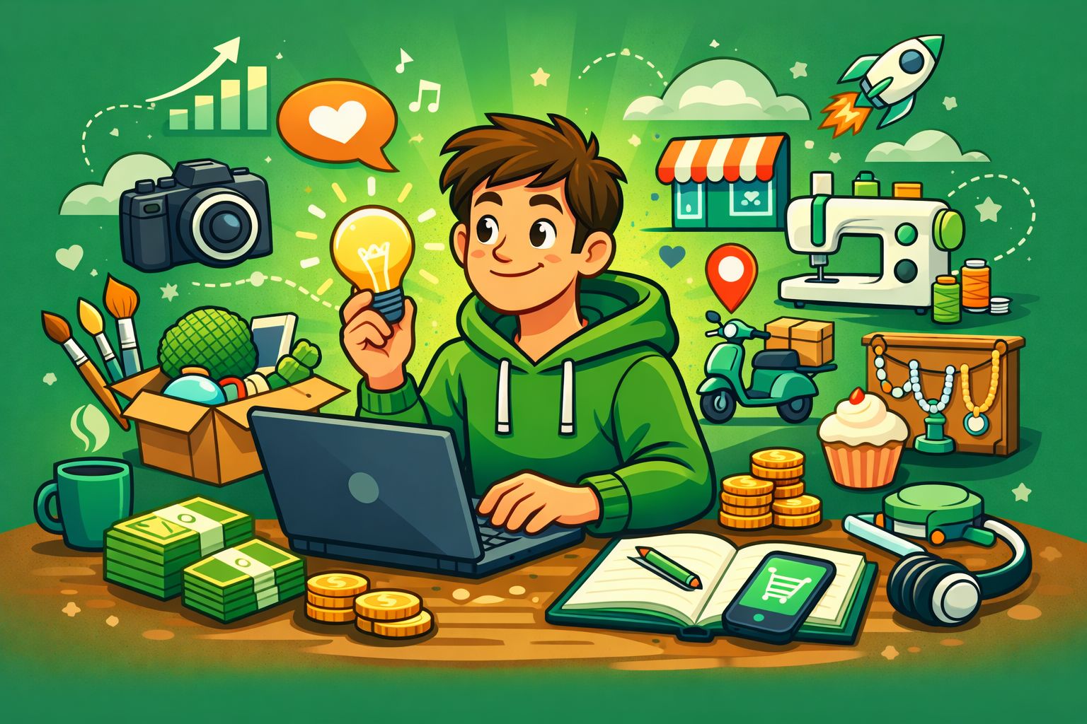 side hustle ideeen, side hustle