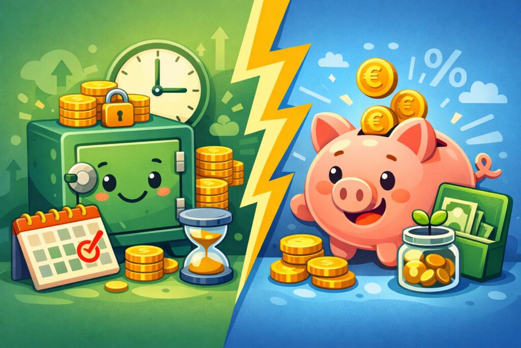 Het verschil deposito en spaarrekening helder uitgelegd voor je geldkeuzes