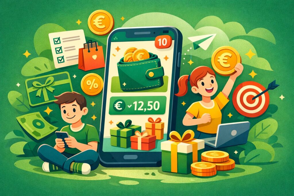 Slim omgaan met sparen en beloningen via de euroclix app