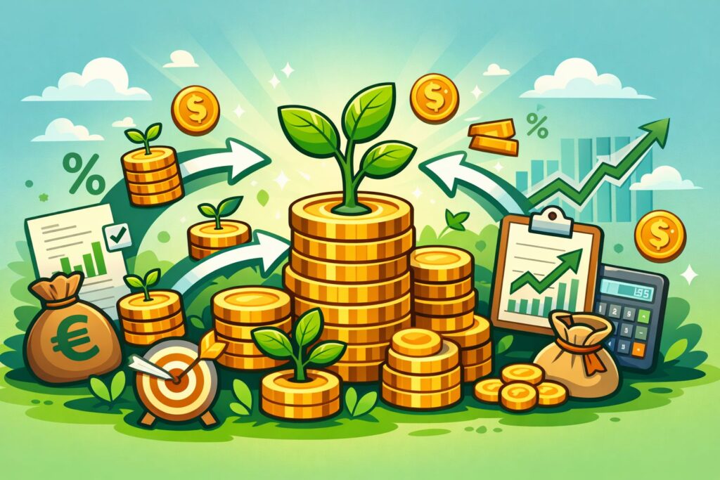 Dividend herbeleggen als slimme manier om vermogen rustig op te bouwen