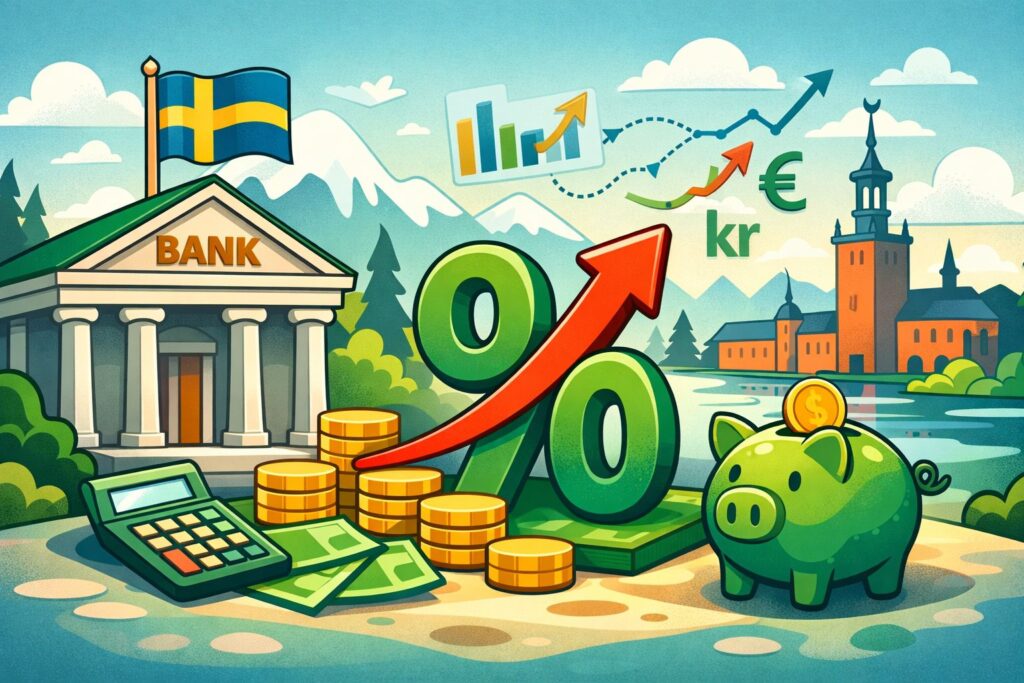 Hoe de rente bij Zweedse banken zich ontwikkelt en wat dat voor je keuzes betekent