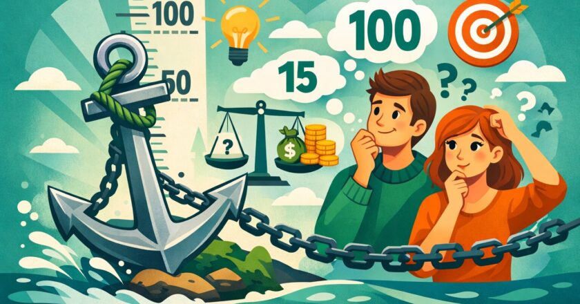 Anchoring bias: hoe een eerste getal financiële beslissingen ongemerkt stuurt