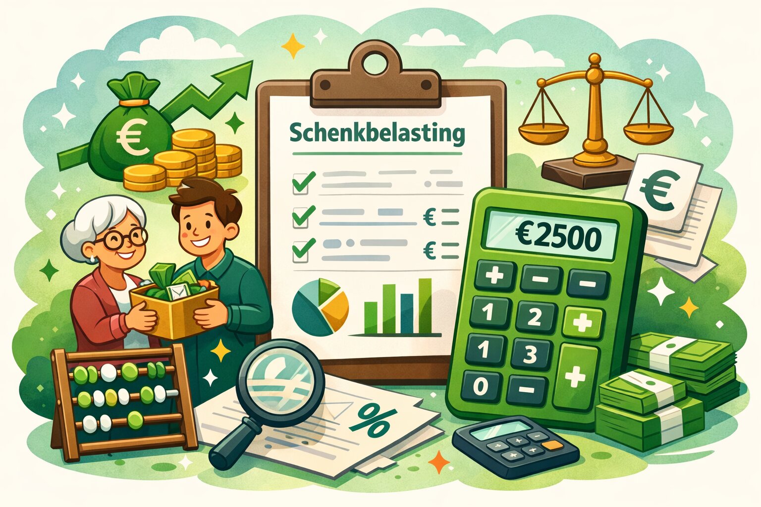 berekening schenkbelasting, schenkbelasting
