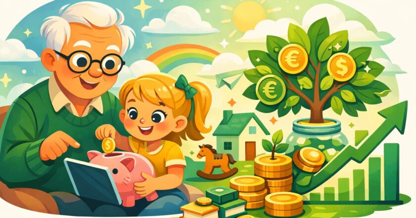 Beleggen voor een kleinkind: een financiële voorsprong op de lange termijn